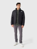 The North Face Black Narrow-Quilt Stand-Collar Jacket