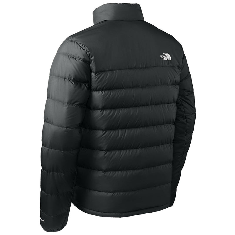 The North Face Black Zip-Chest Stand-Collar Puffer Jacket