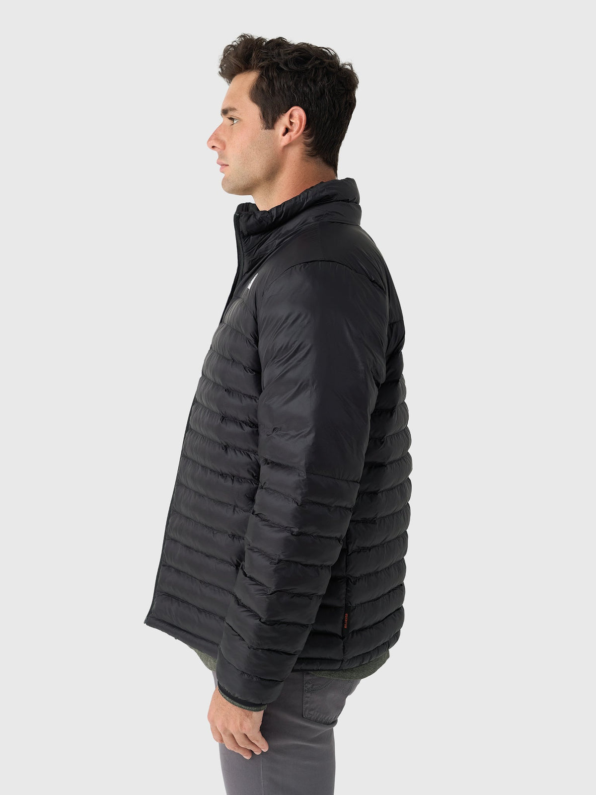 The North Face Black Narrow-Quilt Stand-Collar Jacket
