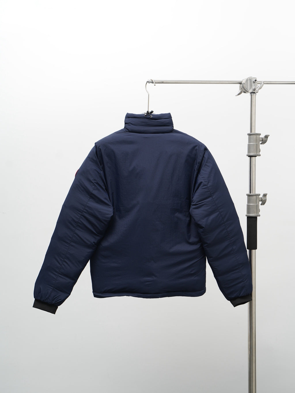 Canada Goose Navy Blue Chest-Zip Stand-Collar Puffer Jacket