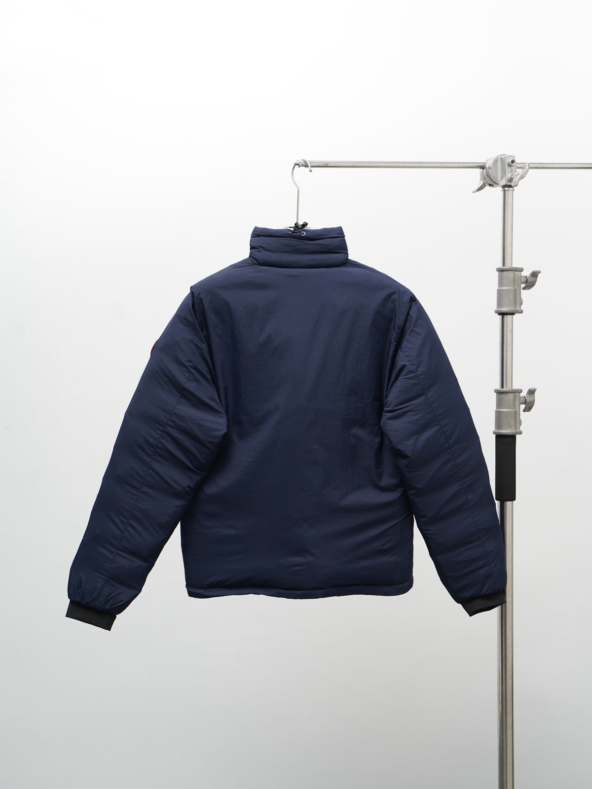 Canada Goose Navy Blue Chest-Zip Stand-Collar Puffer Jacket