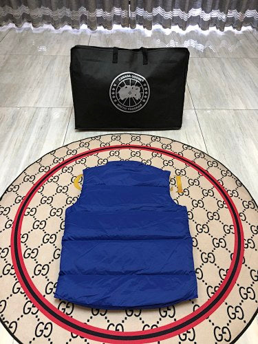 Canada Goose Royal Blue Stand-Collar Quilted Vest