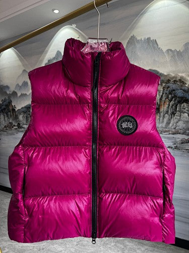 Canada Goose Fuchsia Pink Glossy Puffer Vest