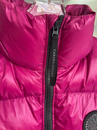 Canada Goose Fuchsia Pink Glossy Puffer Vest