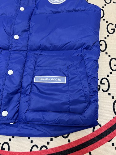Canada Goose Royal Blue Stand-Collar Quilted Vest