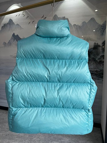Canada Goose Turquoise Blue Glossy Puffer Vest