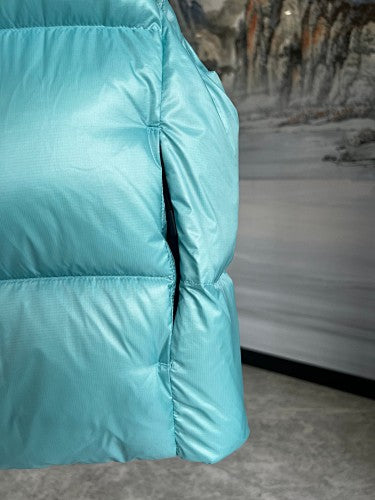 Canada Goose Turquoise Blue Glossy Puffer Vest
