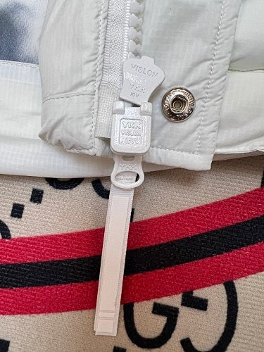 Canada Goose White Stand-Collar Quilted Vest