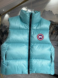Canada Goose Turquoise Blue Glossy Puffer Vest