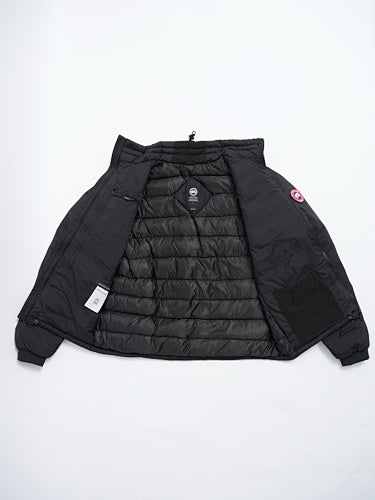 Canada Goose Black Chest-Zip Stand-Collar Puffer Jacket