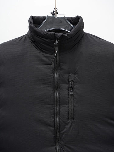 Canada Goose Black Chest-Zip Stand-Collar Puffer Jacket