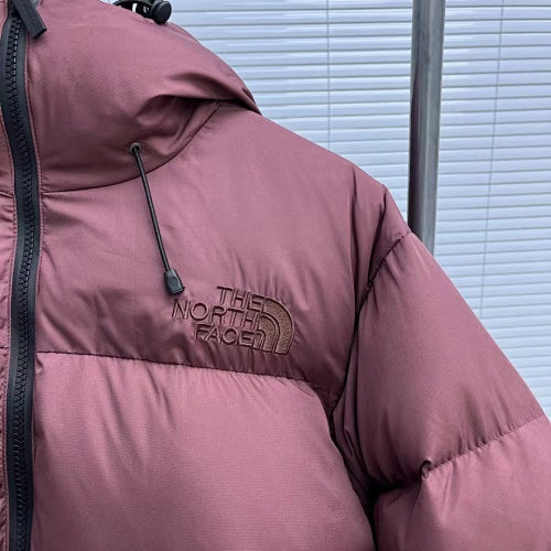 The North Face Dusty Plum Hooded Quilted Puffer Jacket