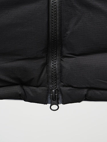 Canada Goose Black Chest-Zip Stand-Collar Puffer Jacket