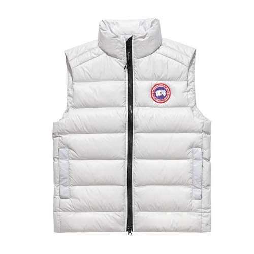 Canada Goose White Packable Puffer Vest