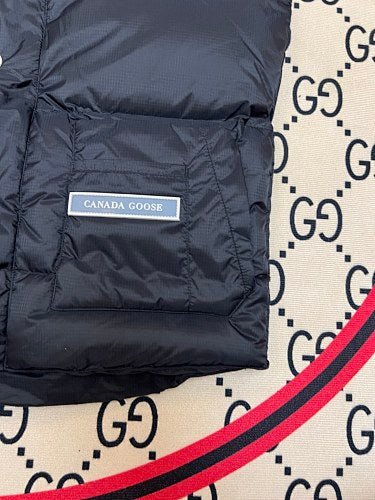 Canada Goose Black Stand-Collar Quilted Vest