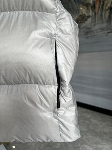 Canada Goose Pearl White Glossy Puffer Vest