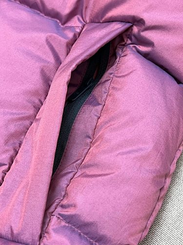 Lululemon Mauve Purple Logo-Hood Quilted Puffer Jacket