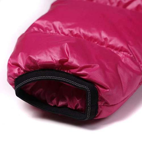 Canada Goose Fuchsia Pink Stripe-Detail Hooded Puffer Jacket