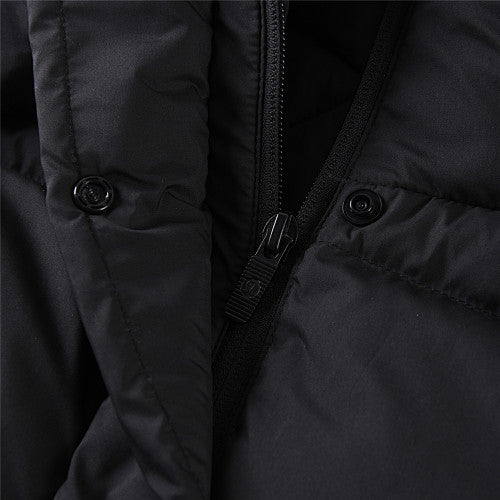 Lululemon Black Tonal-Logo Hooded Quilted Puffer Jacket