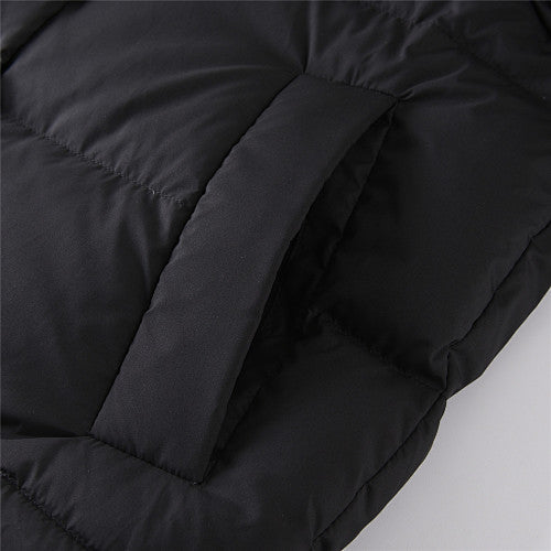 Lululemon Black Tonal-Logo Hooded Quilted Puffer Jacket
