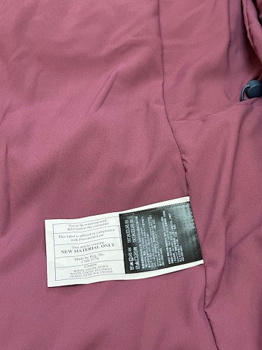 Lululemon Mauve Purple Logo-Hood Quilted Puffer Jacket