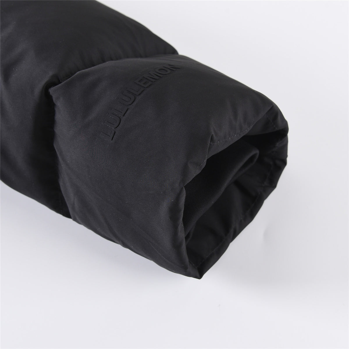 Lululemon Black Tonal-Logo Hooded Quilted Puffer Jacket