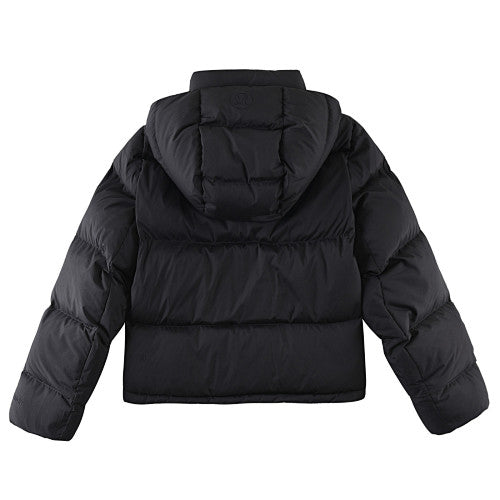 Lululemon Black Tonal-Logo Hooded Quilted Puffer Jacket