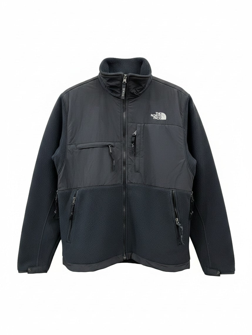 The North Face Black Paneled Stand-Collar Fleece Jacket