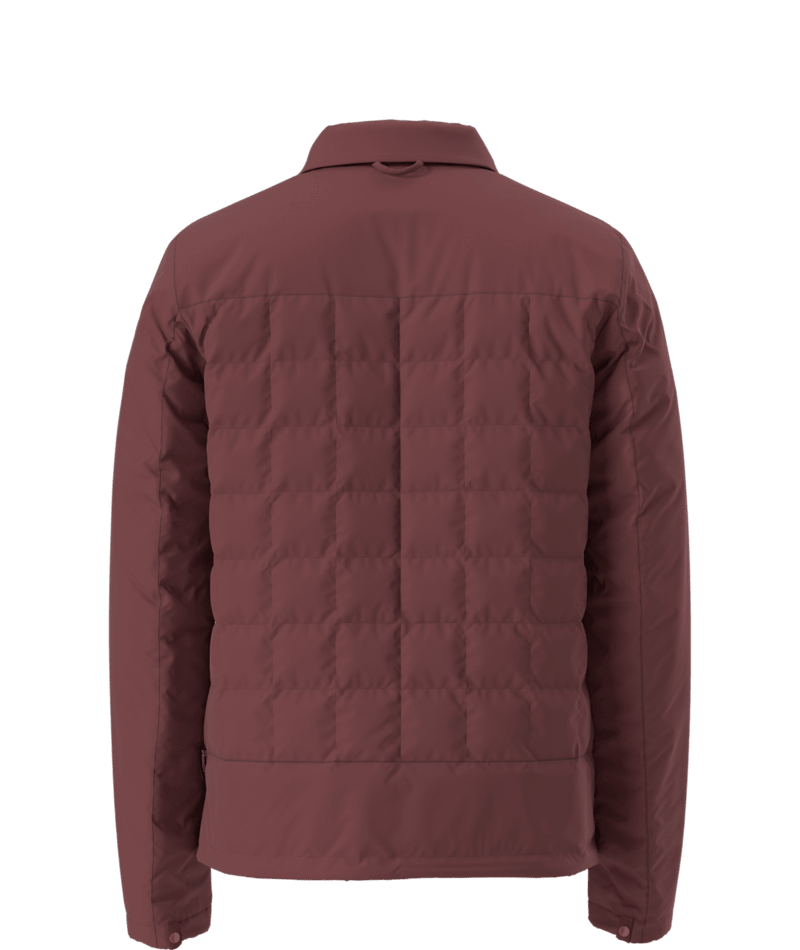 The North Face Burgundy Layered-Look Hooded Jacket