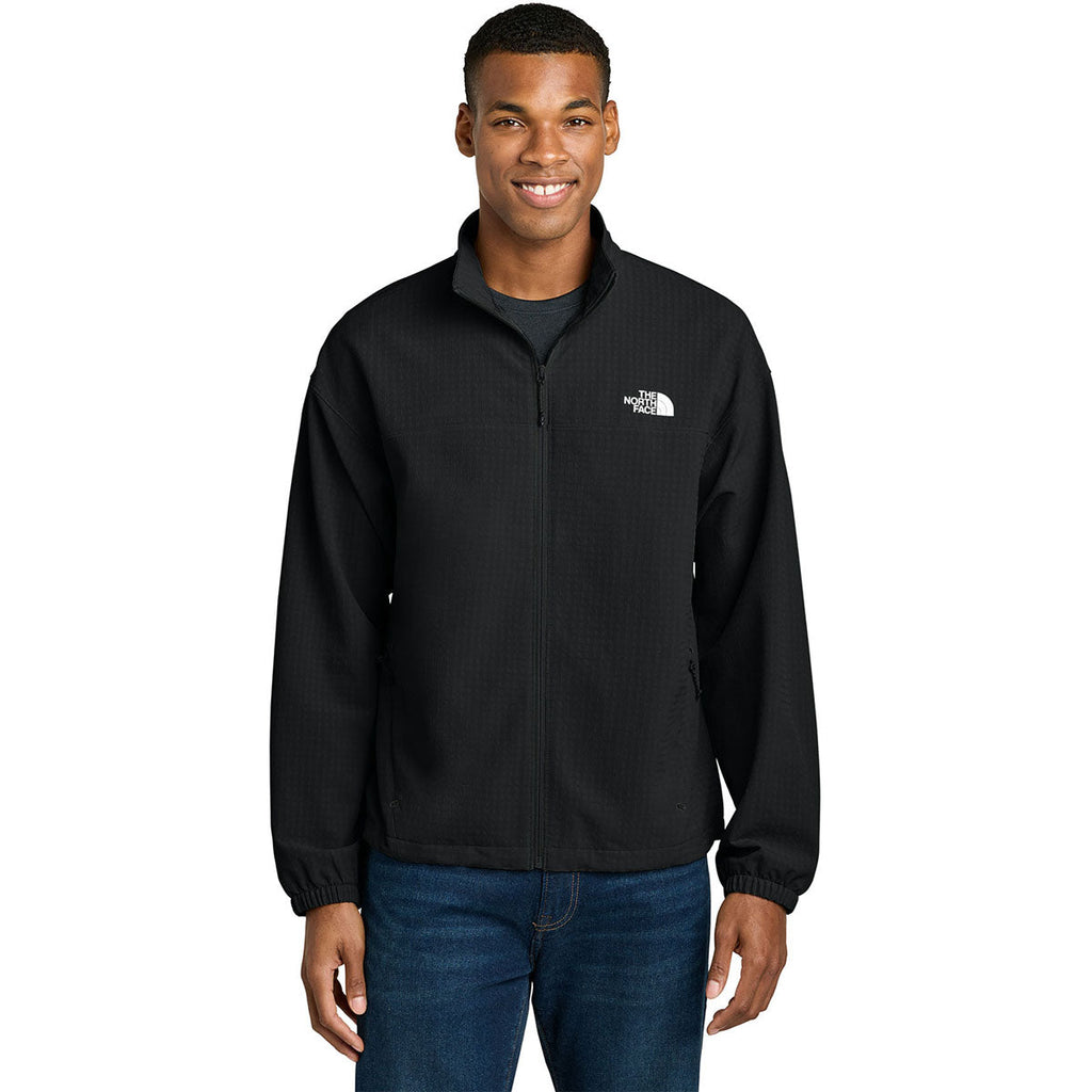 The North Face Black Stand-Collar Zip-Pocket Jacket