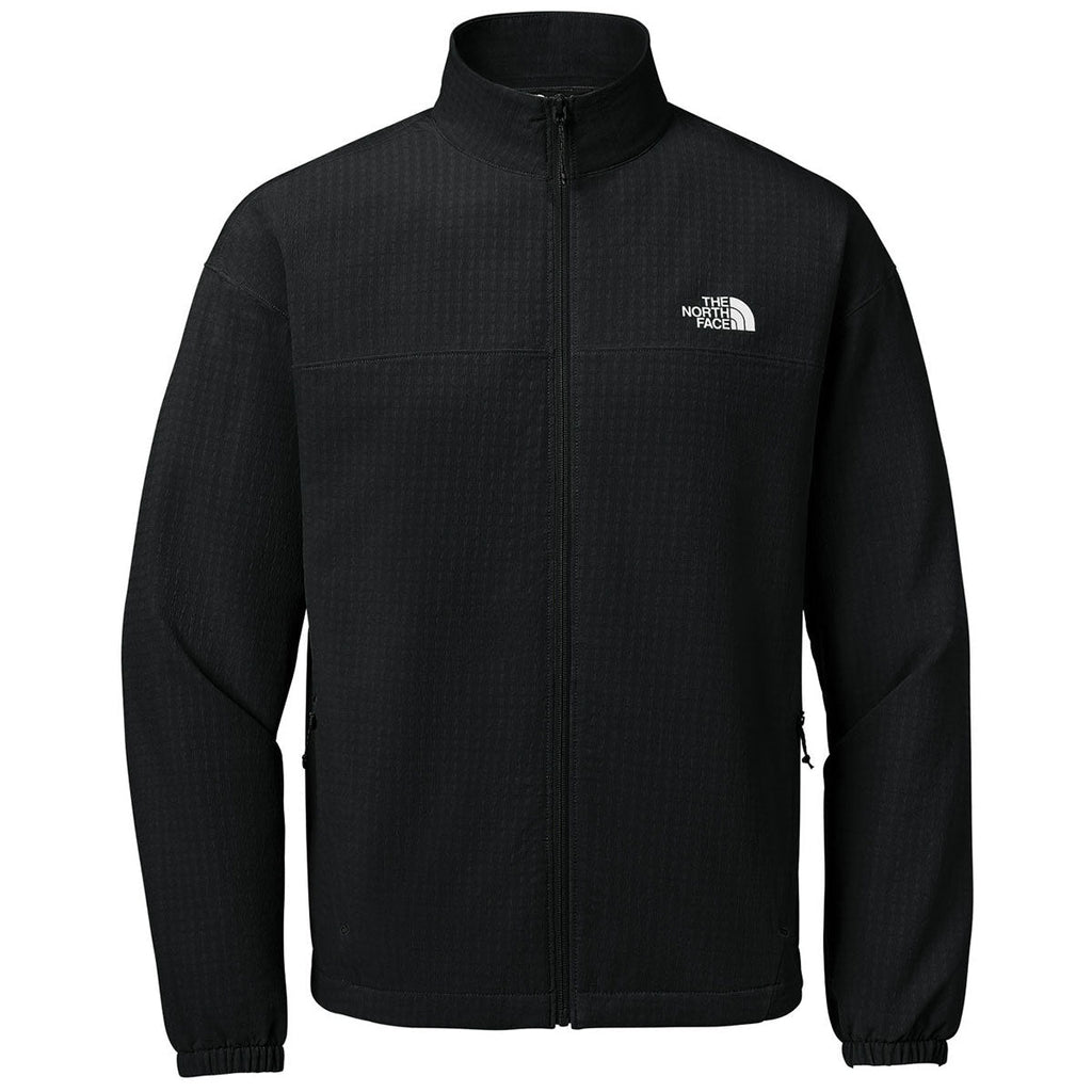 The North Face Black Stand-Collar Zip-Pocket Jacket