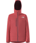The North Face Red Hooded Zip-Chest Jacket