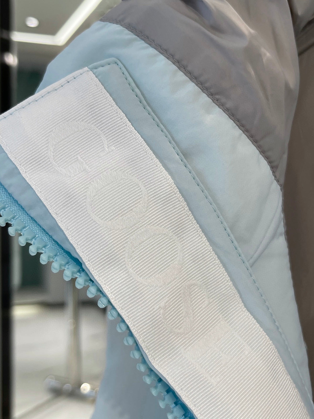 Canada Goose Ice Blue White-Badge Quilted Puffer Vest