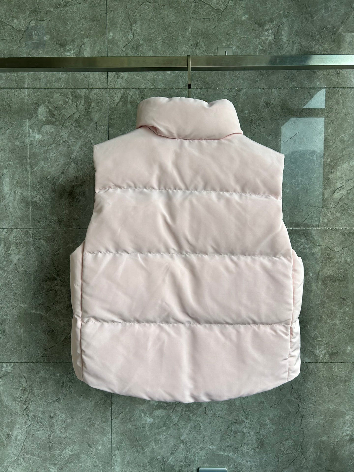 Canada Goose Pale Blush Pink Black-Badge Puffer Vest