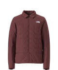 The North Face Burgundy Layered-Look Hooded Jacket
