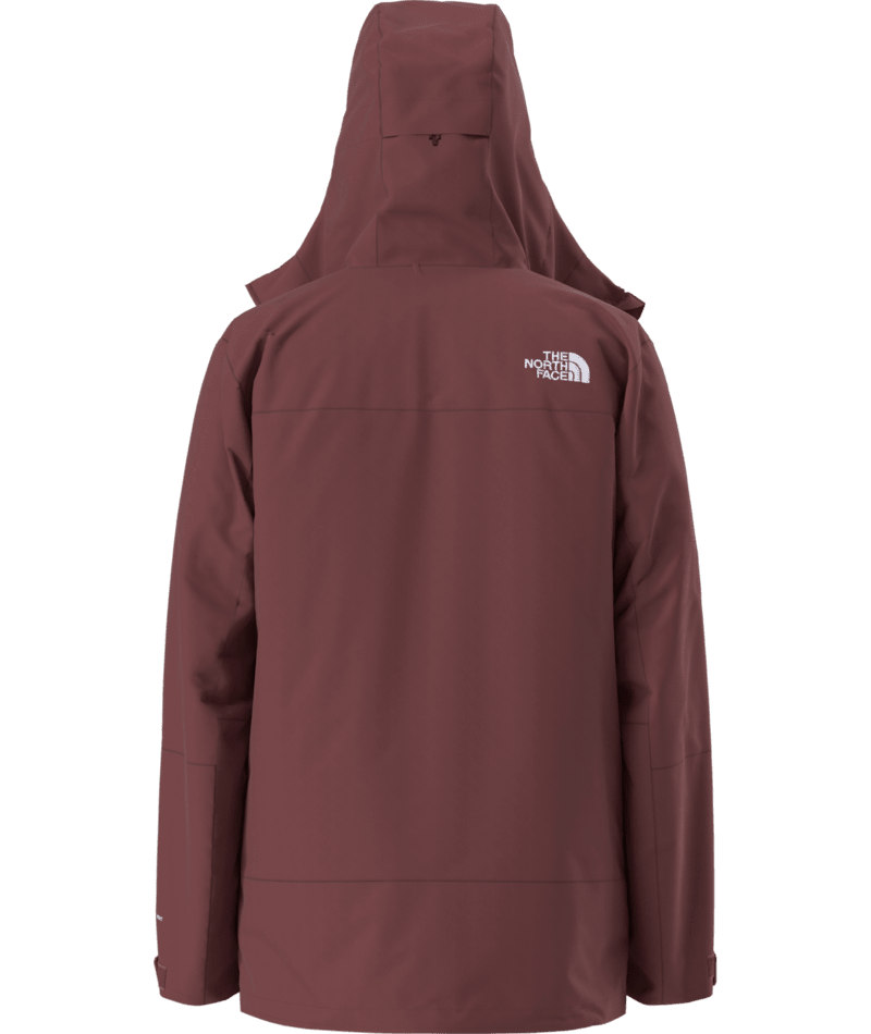 The North Face Burgundy Layered-Look Hooded Jacket