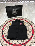 Canada Goose Black Logo-Badge Quilted Puffer Vest